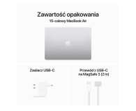 Apple MacBook Air M3/16GB/1TB/Mac OS Srebrny 10R GPU 36msc - 1228268 - zdjęcie 10